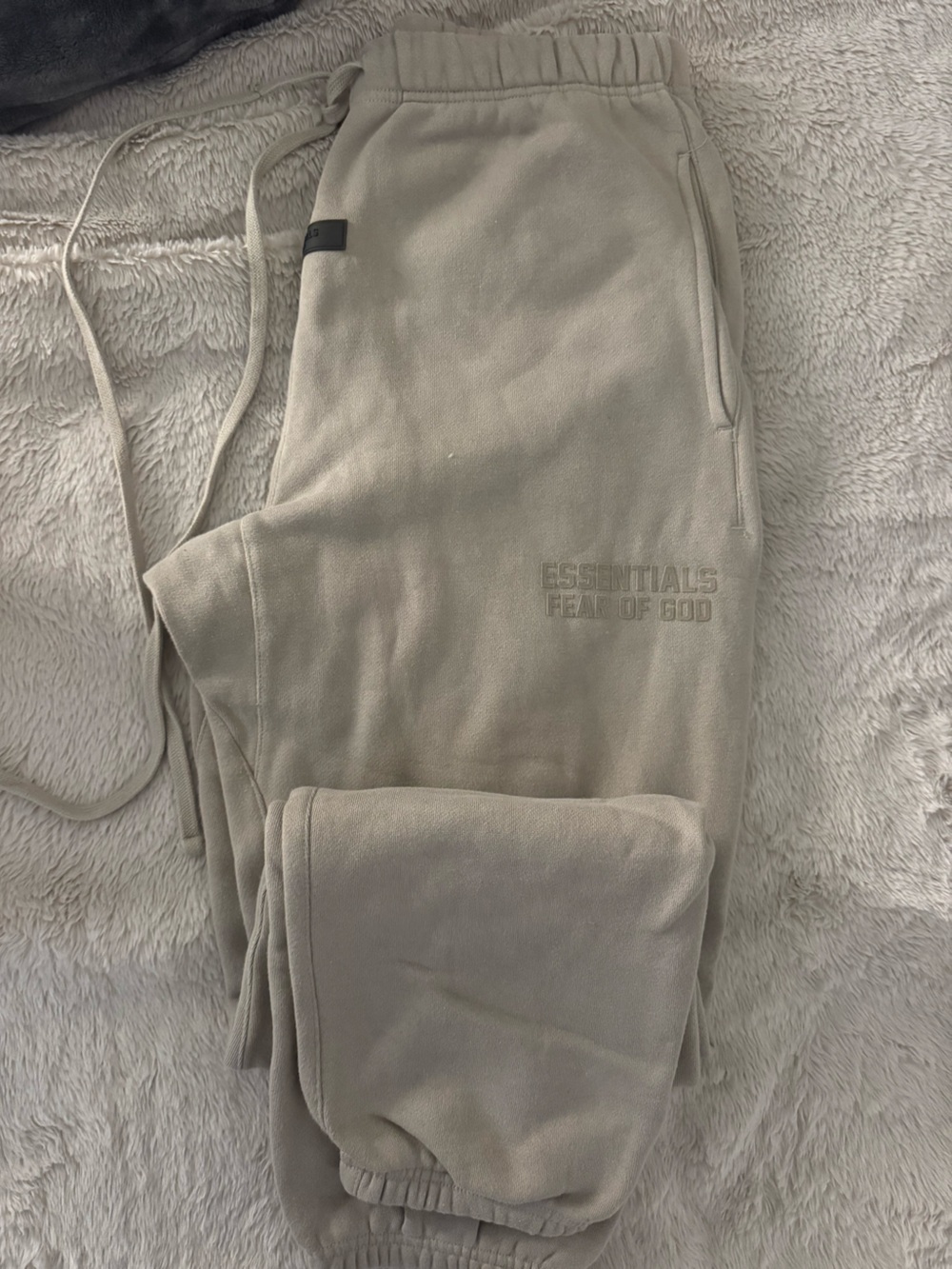Essentials Fear of God Beige/Tan Track Sweatpants